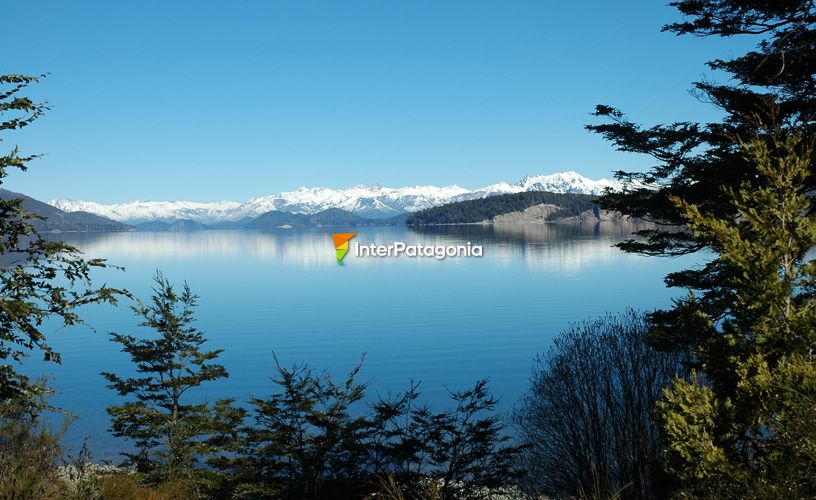 Skirting lake Nahuel Huapi