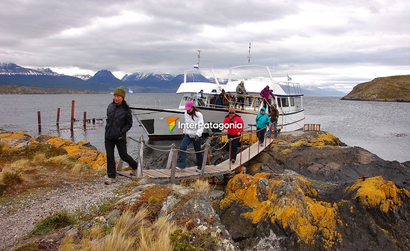 Desembarco en isla Bridges