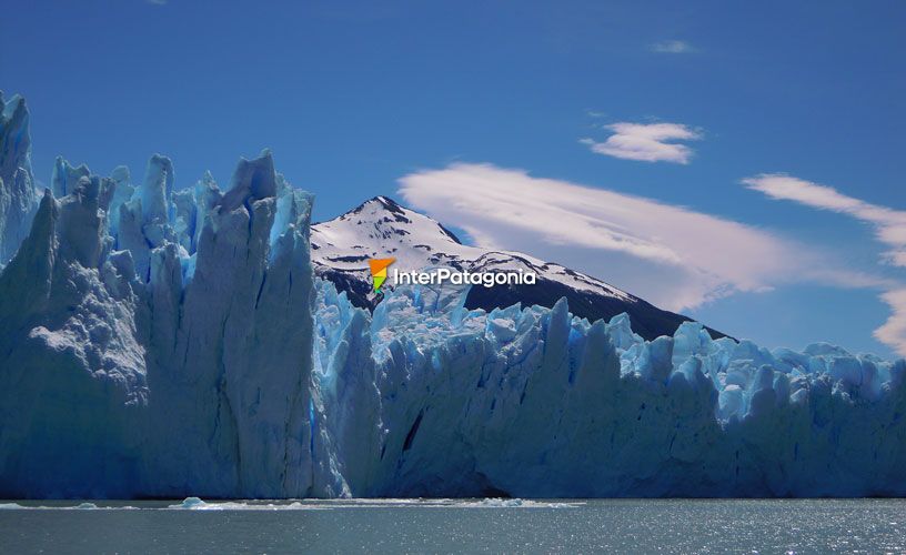 Increible vista del glaciar