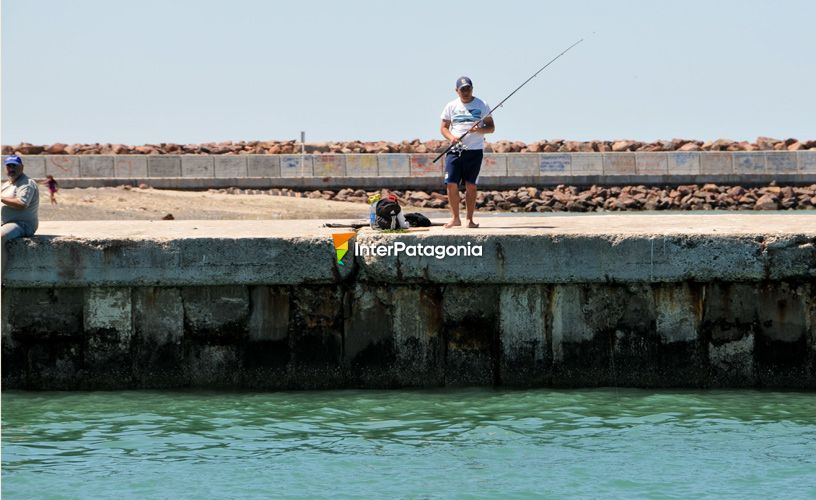 Fishermen trying their luck