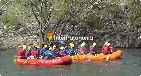 Rafting en el río Corcovado