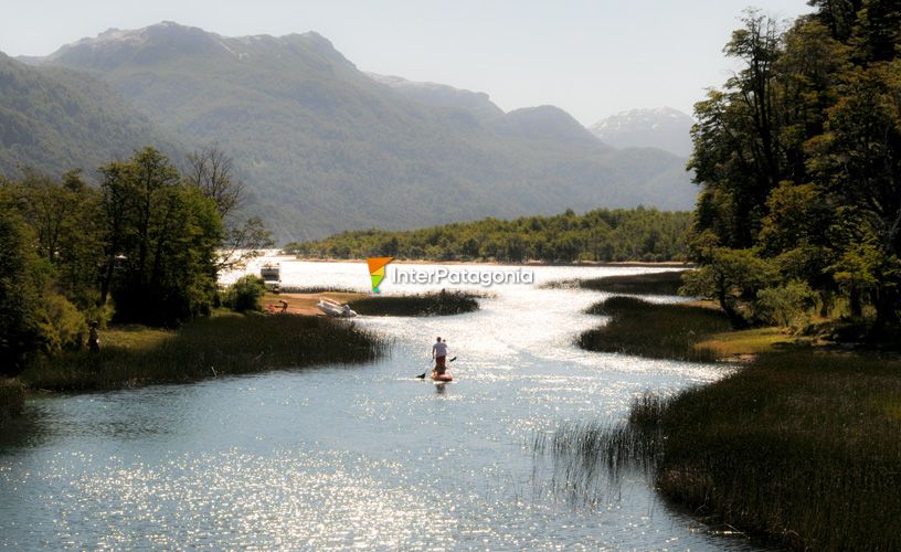 Villarino lake and river