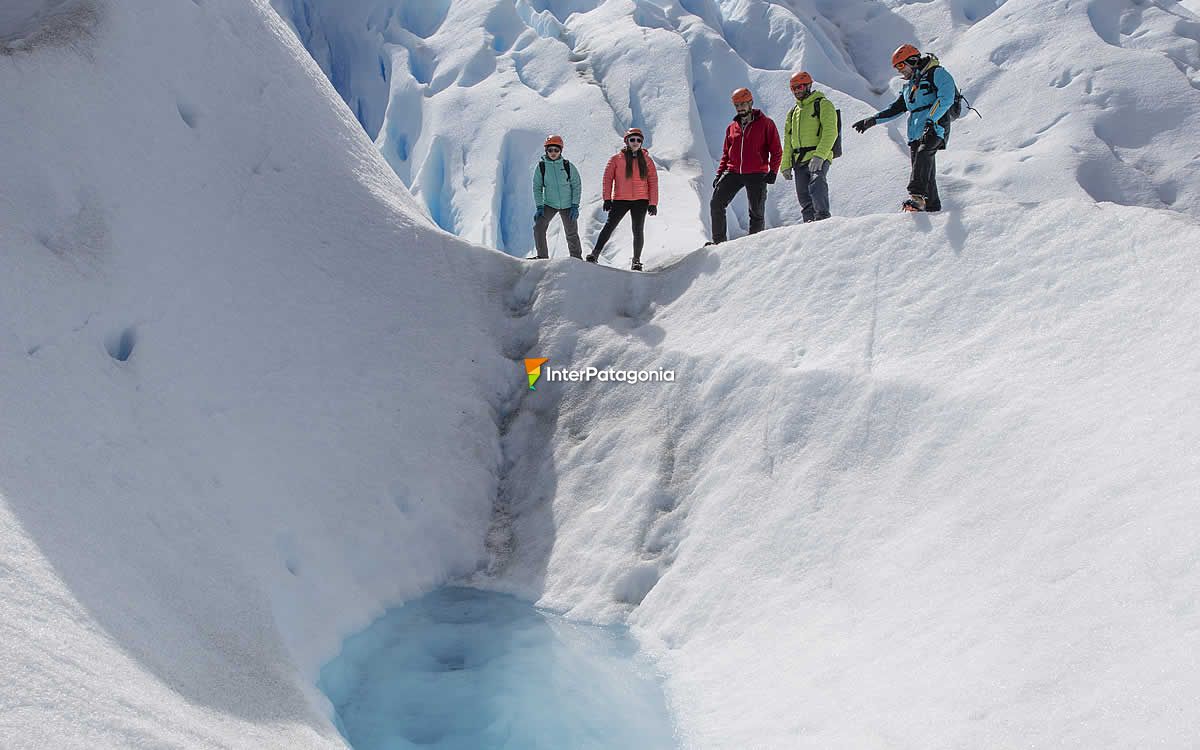 The glacier at our feet 