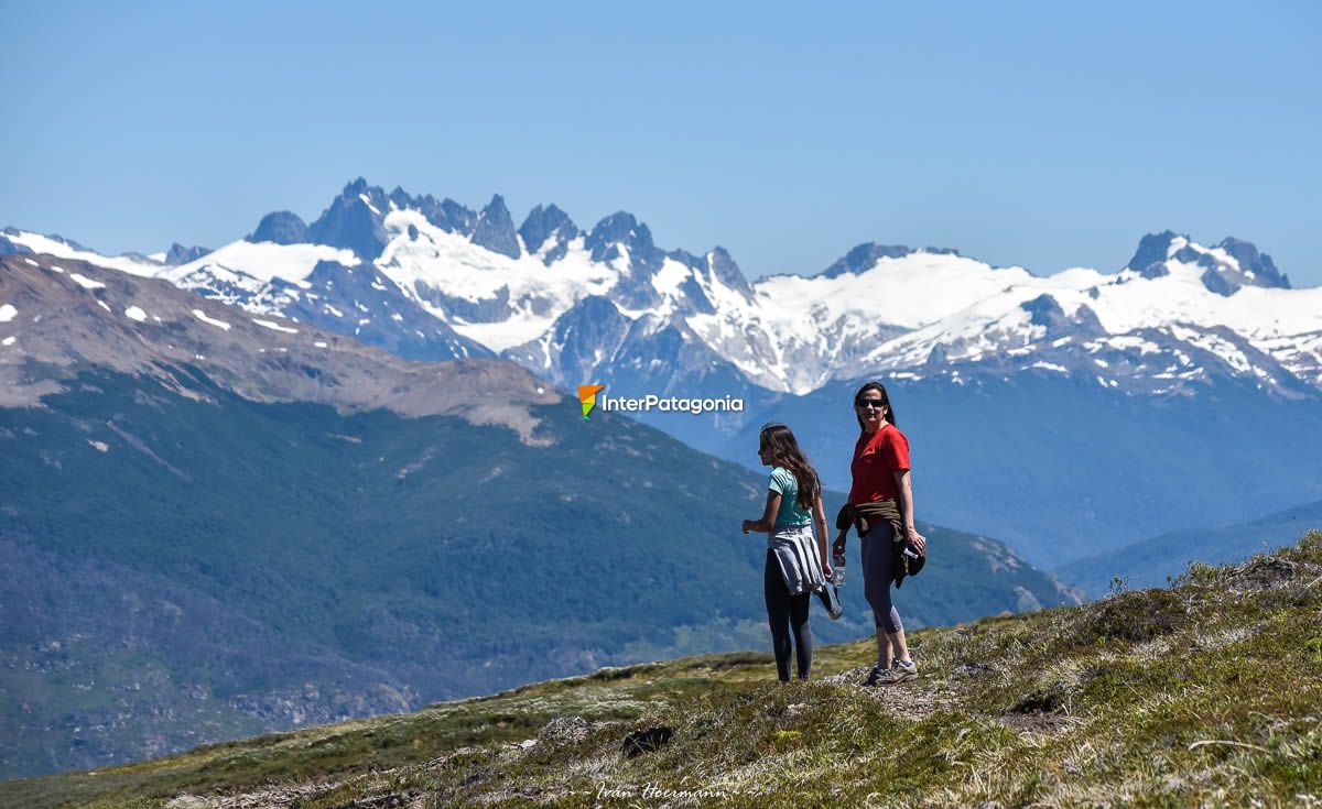 Disfrutando de las fusiones del paisaje de estepa