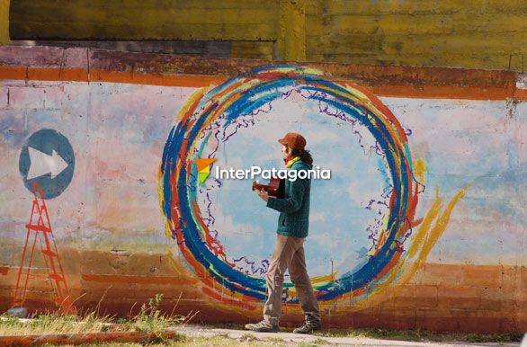 Un mural con vida - Perito Moreno