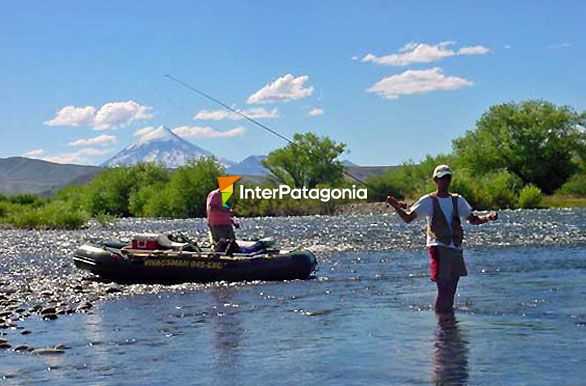 Postal de pesca - Pesca con mosca en Patagonia