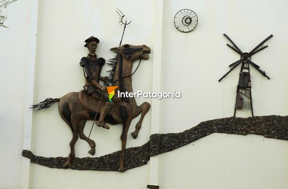 El Quijote, arte en el muro