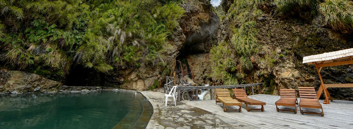 Hot springs with accommodation Termas Malleco