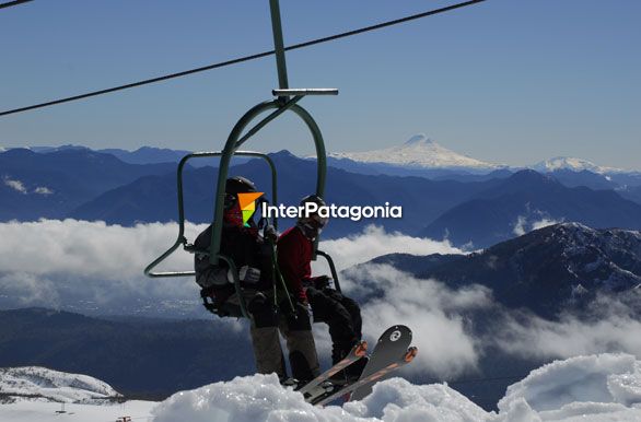 Esquí en el volcán Villarrica