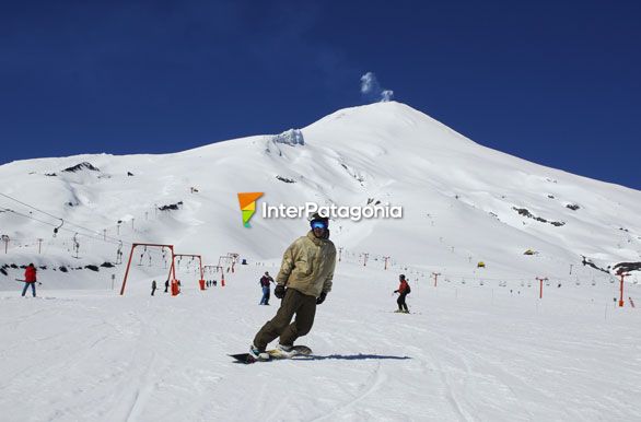 Snowboard en el volcán