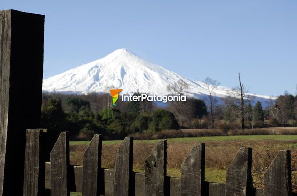 Vista del Volcán Villarrica