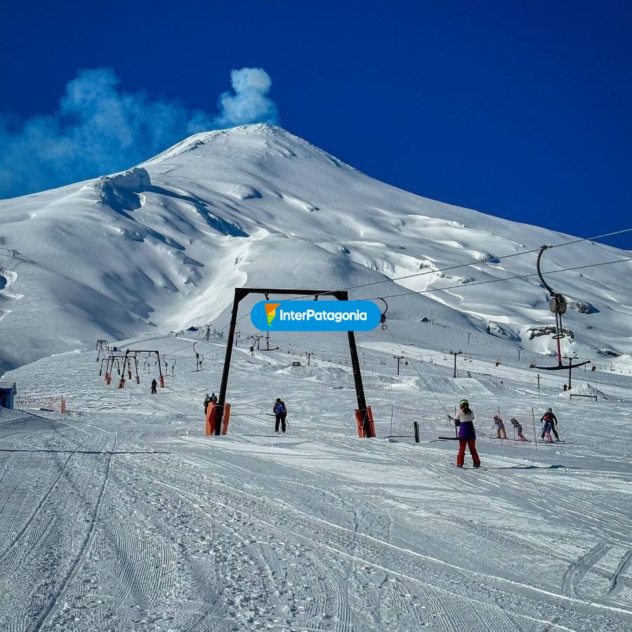 En volc�n Villarrica - Puc�n