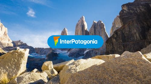 Imponente vista de los Cuernos del Paine