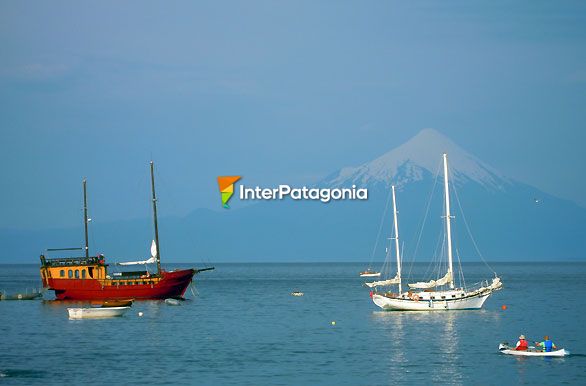 Postal del lago - Puerto Varas