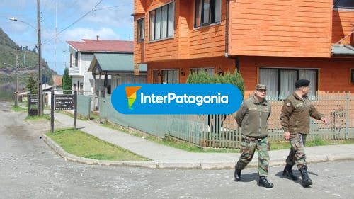 Carabineros en el lugar