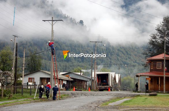 Trabajando temprano - Puyuhuapi