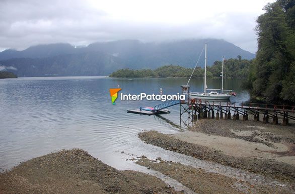 View of the bay, Puyuhuapi Lodge - Puyuhuapi