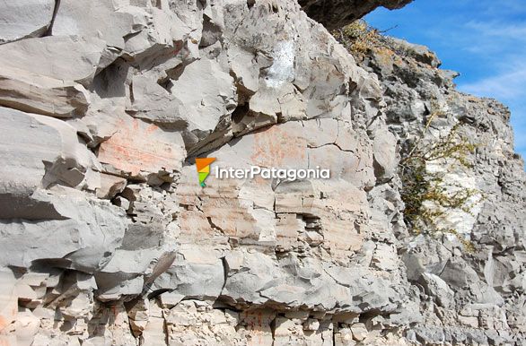 Pinturas rupestres en el Valle del Guenguel - Ro Mayo