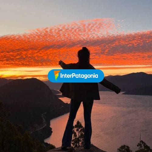 Disfrutando del atardecer