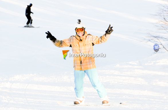 Feliz de estar all, en Chapelco - San Martn de los Andes