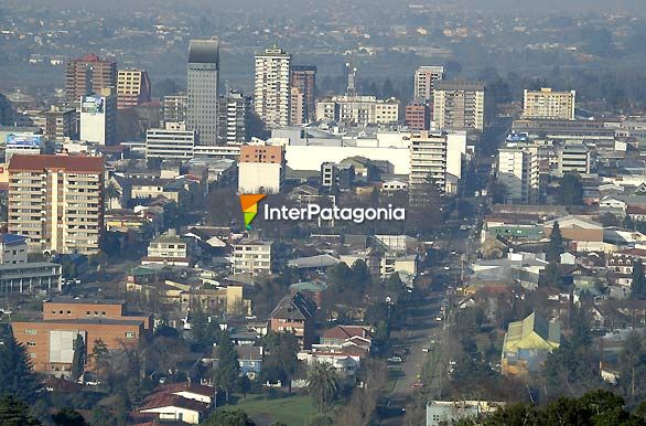 Vista area desde el cerro Nielol - Temuco