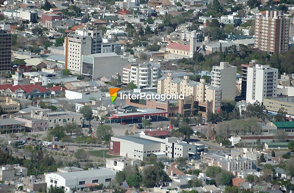 Vista ara de la ciudad - Trelew