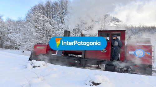 Ferrocarril en la nieve