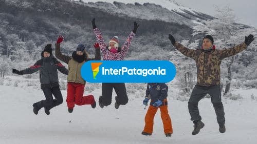 Disfrutando de la nieve
