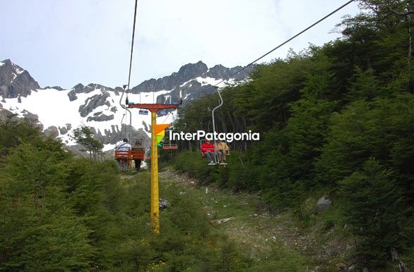 Telesilla al Glaciar Martial - Ushuaia