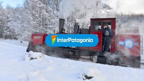 Ferrocarril en la nieve