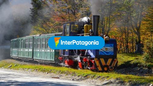 Al pie de las montanas en tren