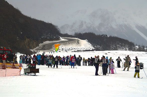 Competidores de la Marcha Blanca - Ushuaia