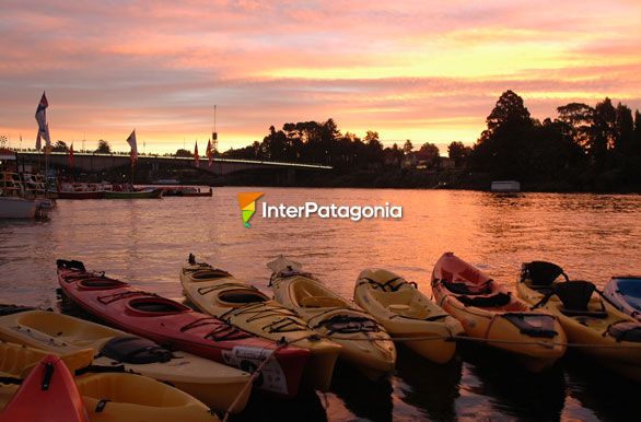 Atardecer en el ro - Valdivia