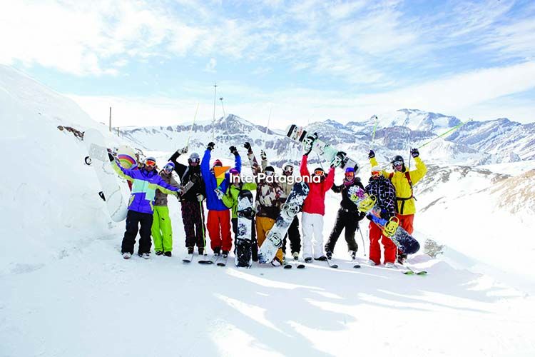 Ski school in Valle Nevado
