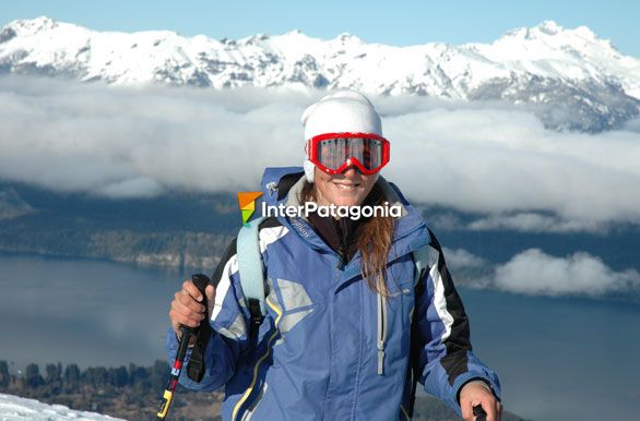 Ski school member, Mount Bayo - Villa La Angostura