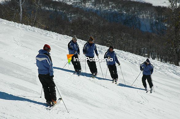 Ski instructors, Mount Bayo