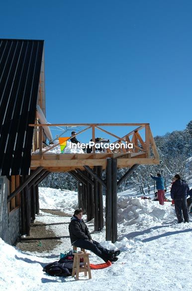 El balcn del refugio - Villa Pehuenia / Moquehue