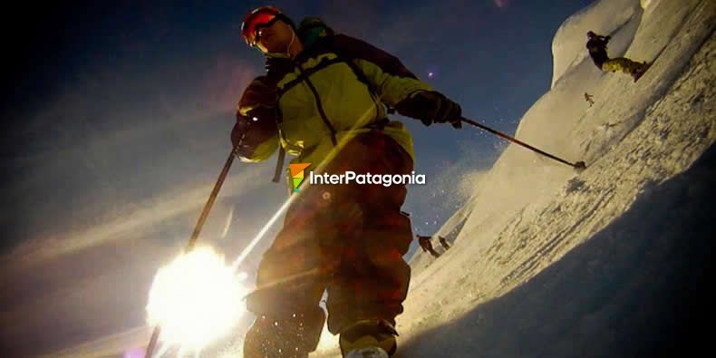 Escuela de esquí en Volcán Osorno